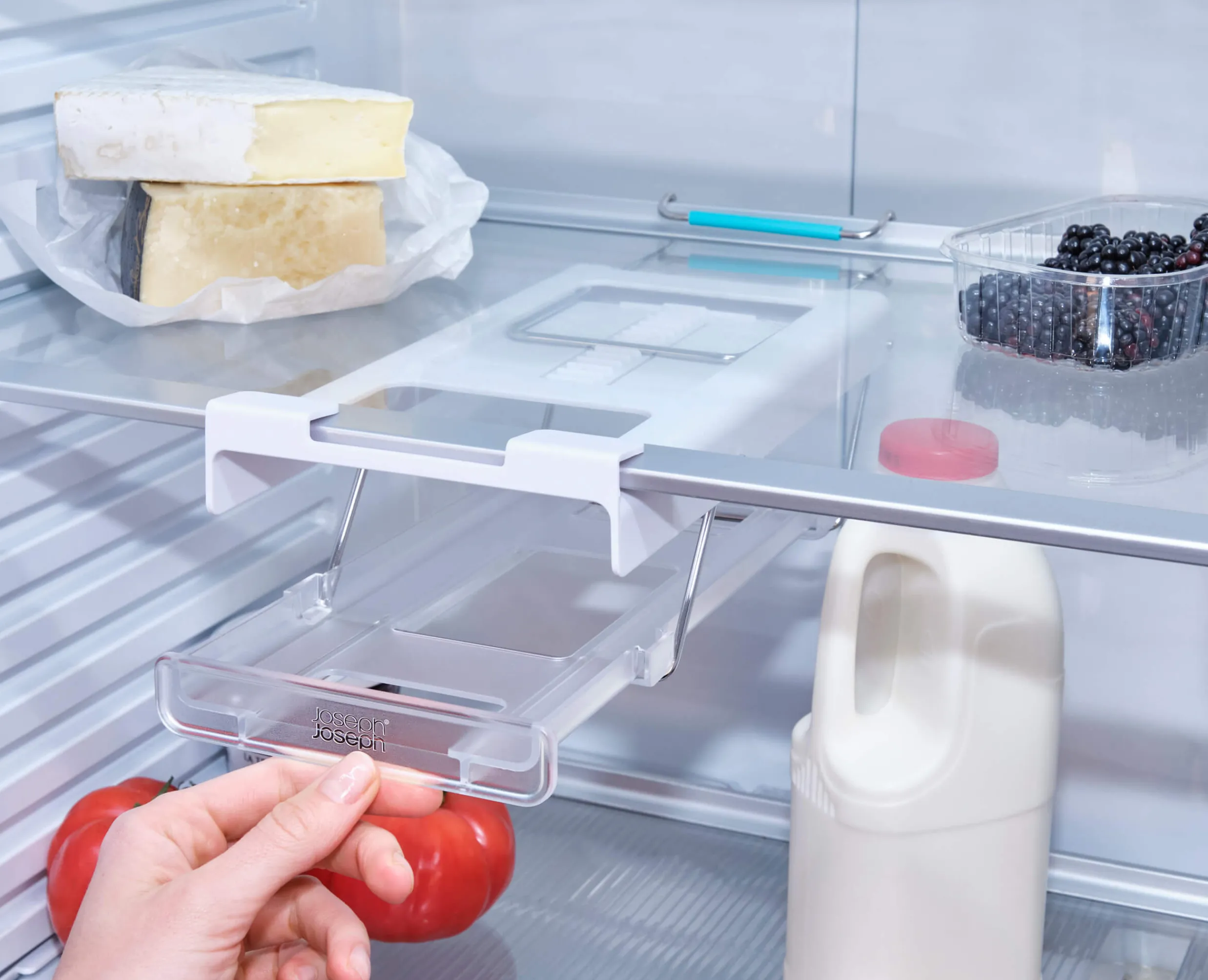 Clearance Set de deux Porte-Canettes Sous Étagère Fridgestore™ Sets De Rangement Et Organisation Pour La Maison|Rangement Pour Réfrigérateur