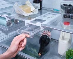 Clearance Set de deux Range-Bouteilles de Vin Sous Étagère Fridgestore™ Sets De Rangement Et Organisation Pour La Maison|Rangement Pour Réfrigérateur