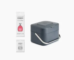 Clearance Set De Démarrage Stack 4L Pour Bac À Déchets Alimentaires Poubelle À Compost|Sets De Poubelles, Sacs Et Filtres