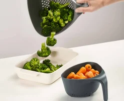 Clearance Set de 2 Passoires Emboitables à Poignées en Nest™ Passoires Et Essoreuses
