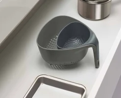Clearance Set de 2 Passoires Emboitables à Poignées en Nest™ Passoires Et Essoreuses