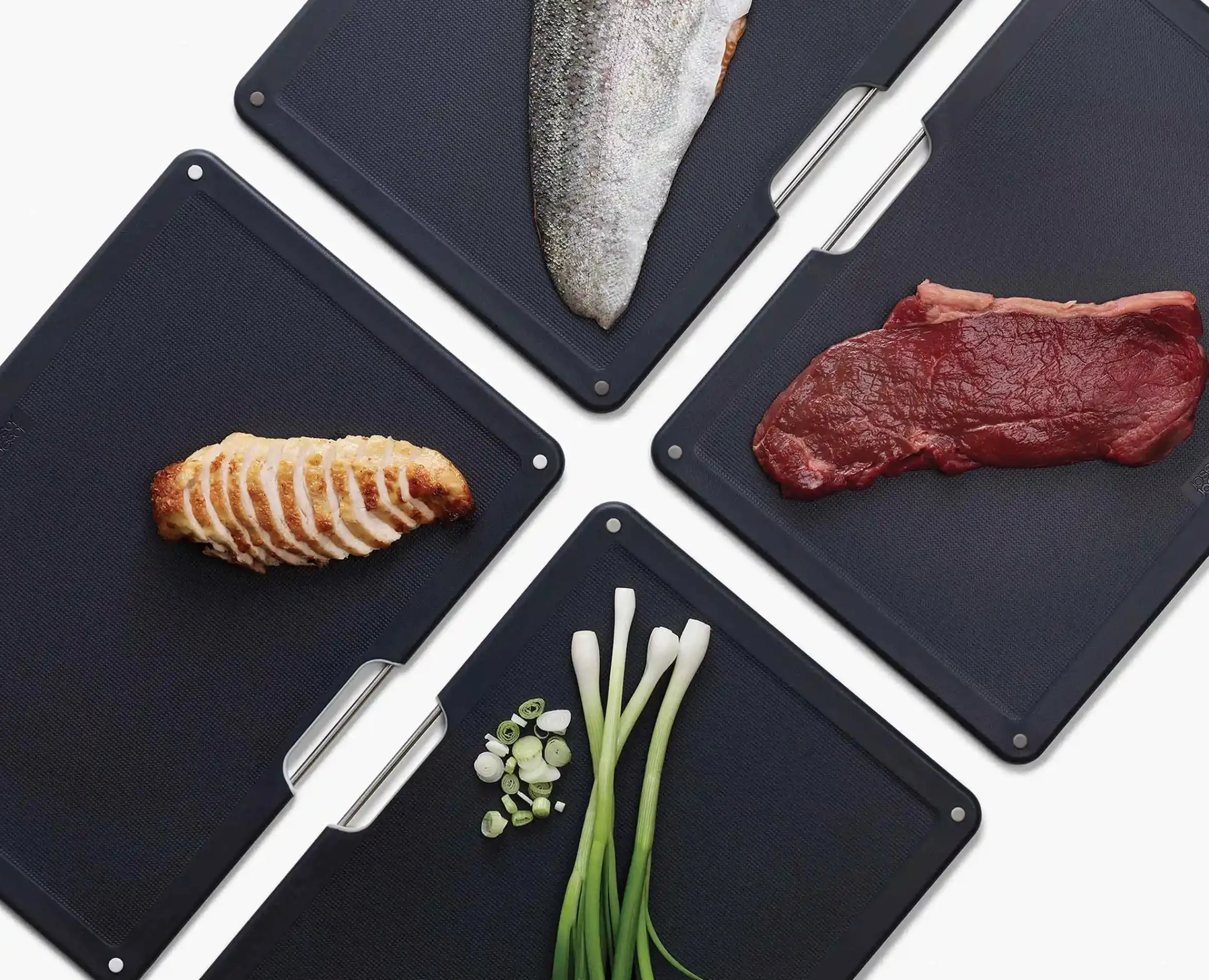 Best Set de 4 Planches à Découper avec Étui en Inox Folio™ Planches À Découper