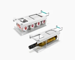 Sale Set de Range-Bouteilles de Vin et de Canettes Sous Étagère Fridgestore™ Sets De Rangement Et Organisation Pour La Maison|Rangement Pour Réfrigérateur