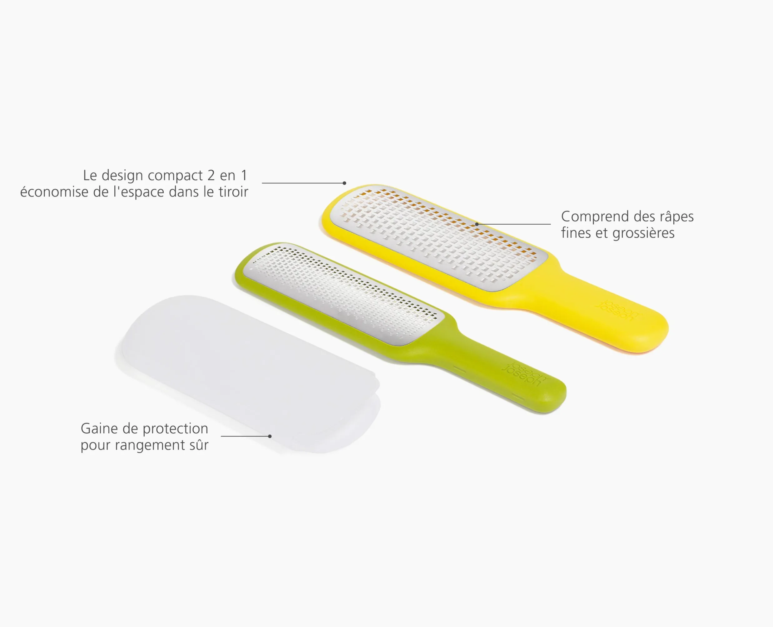 Best Set de 2 Râpe et Zesteur à Palette Nest™ Râpes Et Zesteurs