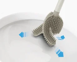 Outlet Set De Salle De Bain Ecru Mat Brosses Wc Et Portes-Papier Toilette|Porte-Brosses À Dents