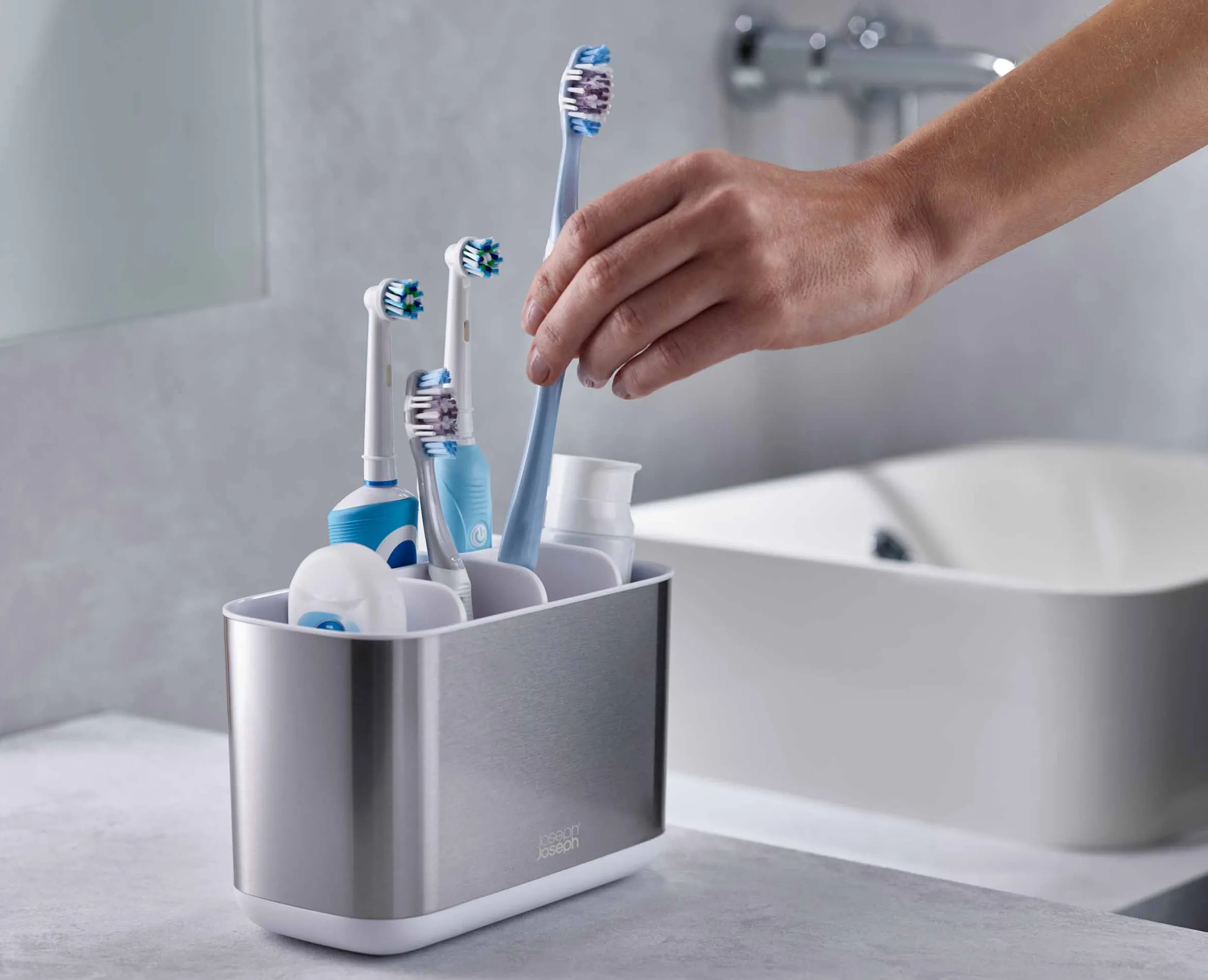 Sale Set de Salle de Bain Inox 2 Pièces Porte-Savons Et Distributeurs De Savon|Porte-Brosses À Dents