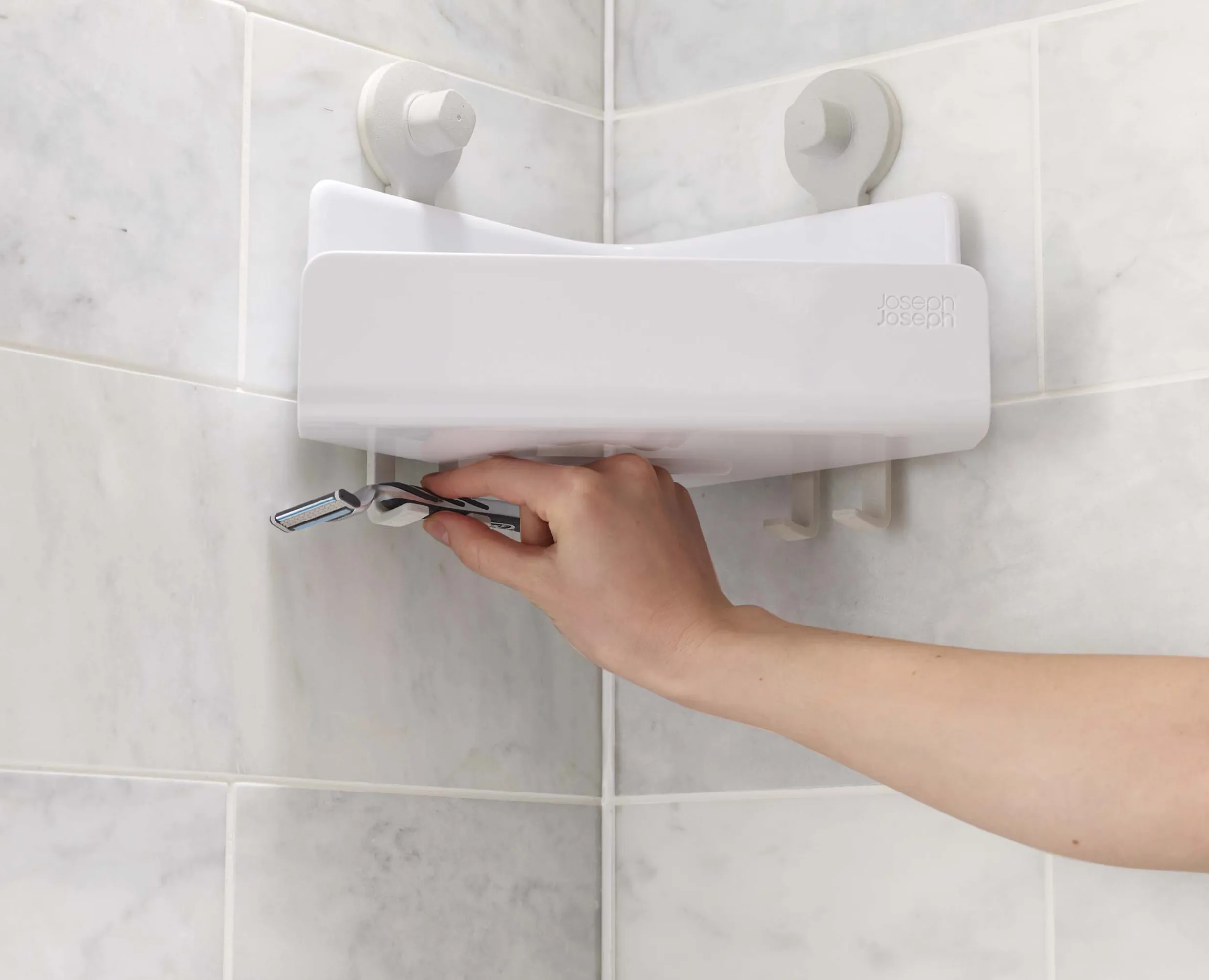 Clearance Set de 2 Étagères d'Angle de Douche EasyStore™ Accessoires De Douche|Sets D'Accessoires De Salle De Bain
