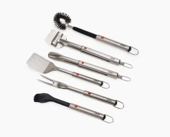 Set de 6 Ustensiles de Barbecue avec Manches Extensibles GrillOut Accessoires & Ustensiles De Barbecue|Sets D'Ustensiles De Cuisine