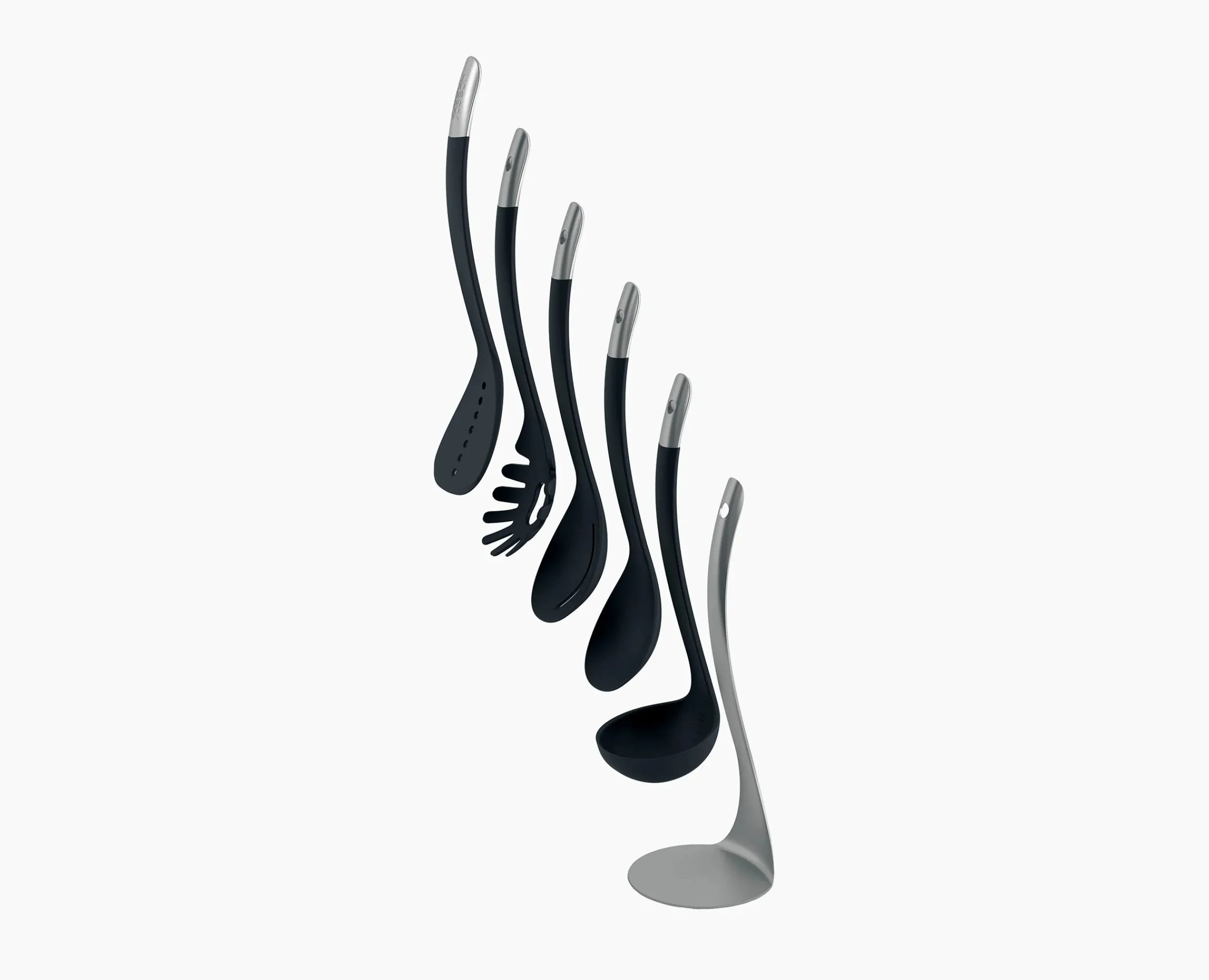 Sale Set de 5 Ustensiles de Cuisine Empilables aux Poignées Magnétiques Inox Nest™ Gadgets Et Ustensiles