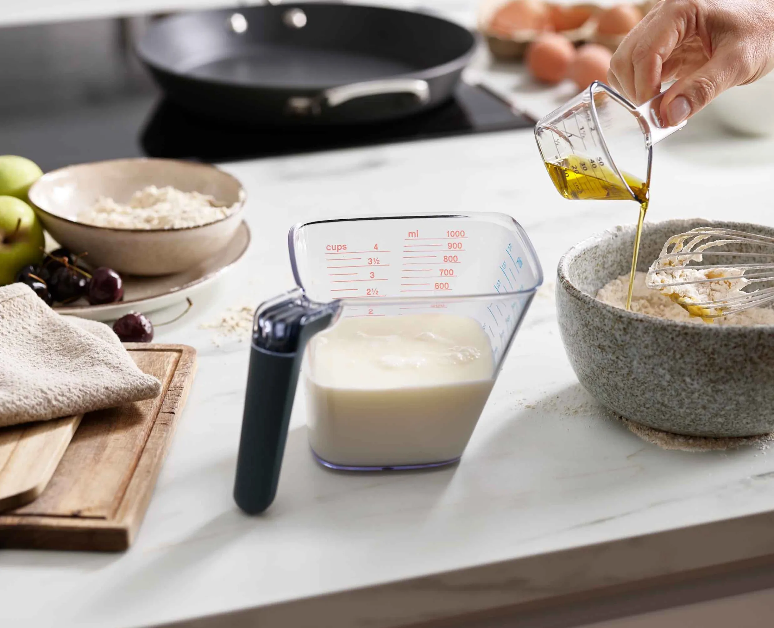 Best Set de 2 Verres Doseurs 1L et 50ml Align™ Matériel & Ustensiles De Pâtisserie|Verres Doseurs, Cuillères Doseuses Et Balances De Cuisine