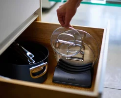 Outlet Support pour 3 Couvercles de Casseroles en Space™ Rangements Placards De Cuisine