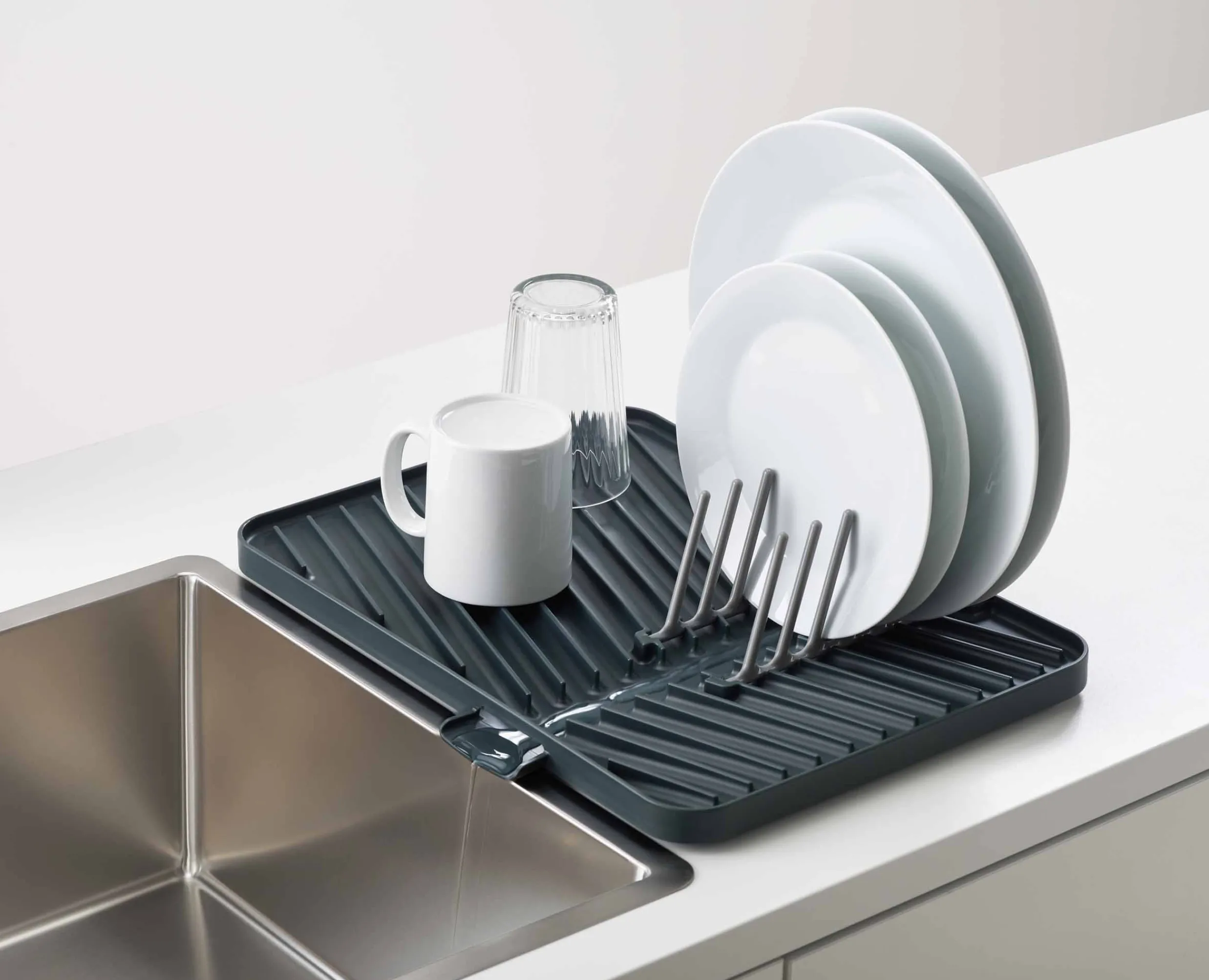New Tapis égouttoir ajustable Flip-up™ Égouttoirs À Vaisselle