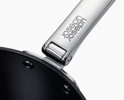 Discount Wok Space 32 cm Antiadhésif Céramique Bleu avec Couvercle Poêles Et Casseroles